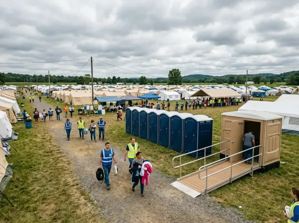 disaster-relief-camp-restrooms-010 — frequently asked questions, Dumpster & Portable Bathrooms Rental in Brookville, OH